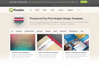 Print templates: Pixeden