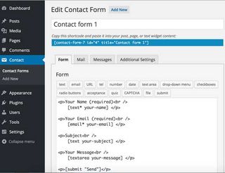 Contact Form 7 enables you to manage multiple contact forms
