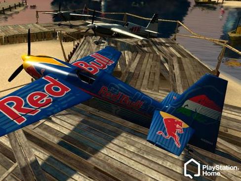 The Red Bull Island in PlayStation Home