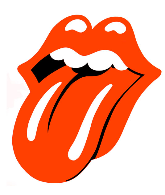  35 beautiful band logo designs - The Rolling Stones