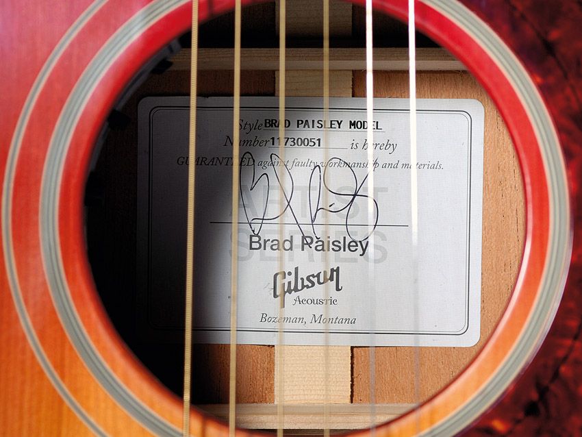 Just 300 examples of the Brad Paisley J-45 will be produced.