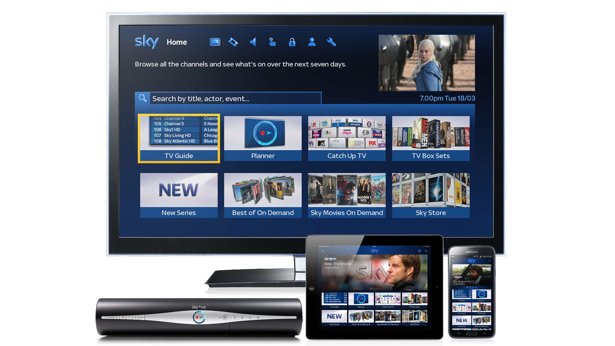 Brand new Sky EPG rollout starts today