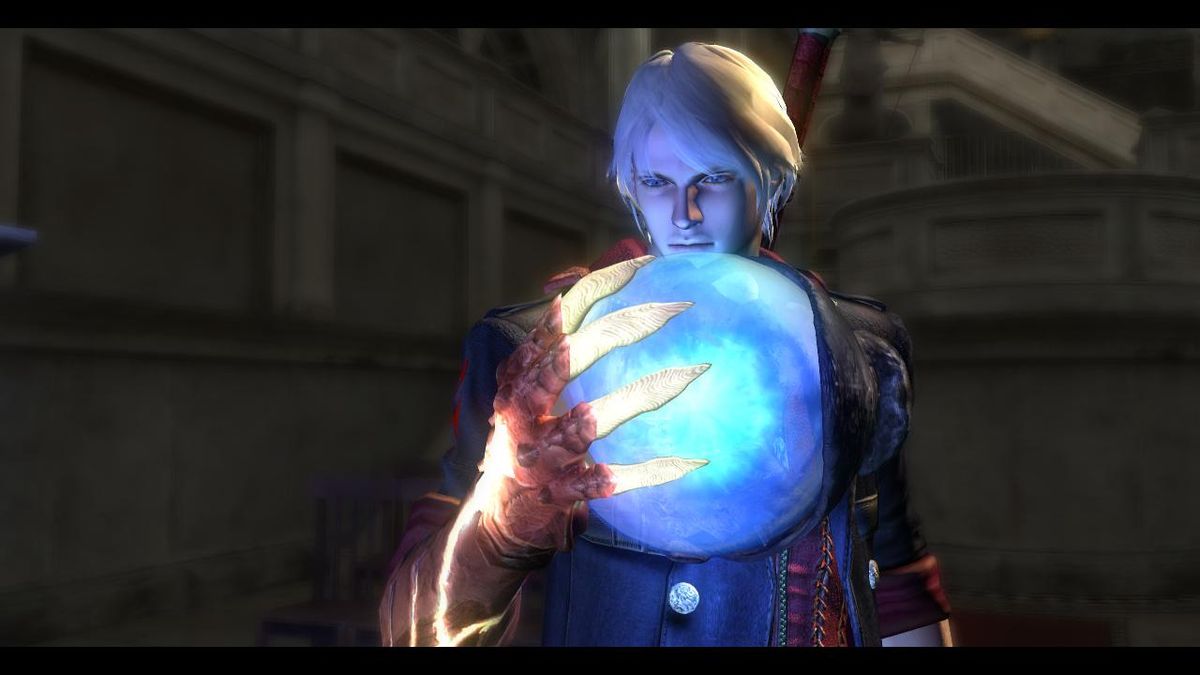 Nero from devil may cry 4 playing chess