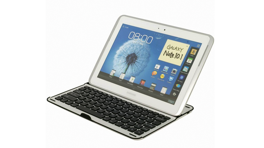 Aluminium Bluetooth Keyboard Case Stand for Samsung Galaxy Note 10.1