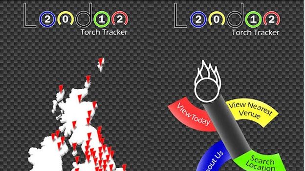 Olympic Torch tracker