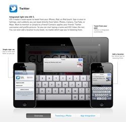 iOS 5 Twitter tie-up