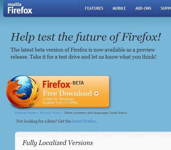 5 Things To Know About Firefox 4 Beta 9 | ITProPortal