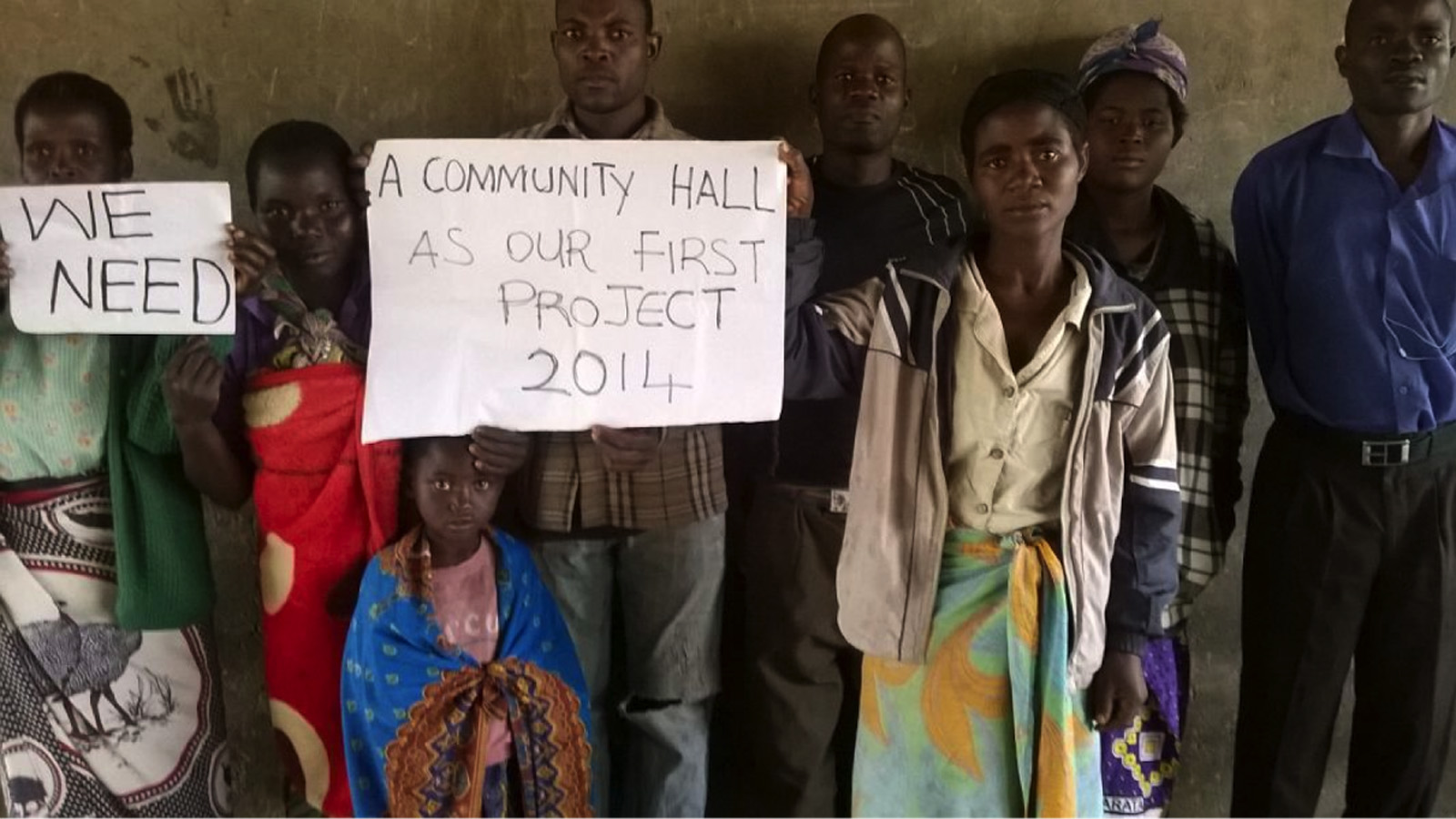 Malawi villagers want a new community hall