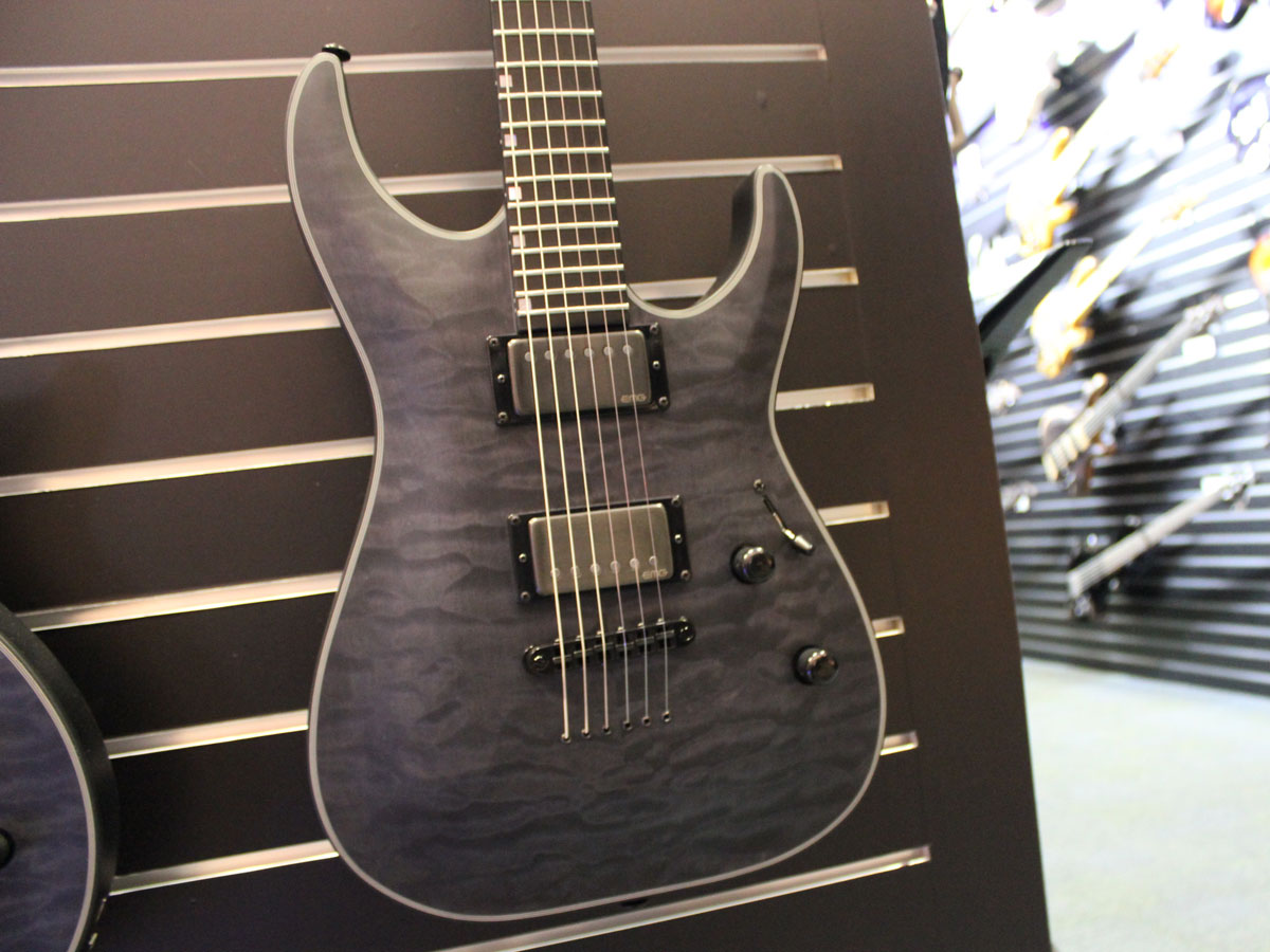 LTD MH-2015 40th Anniversary Edition See Thru Black Satin