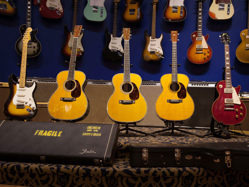 The Eric Clapton Crossroads Guitar Collection in pictures
