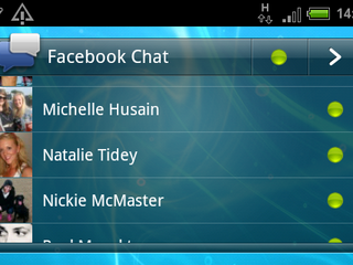 HTC chacha facebook chat