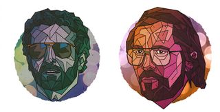 Geometric portraits