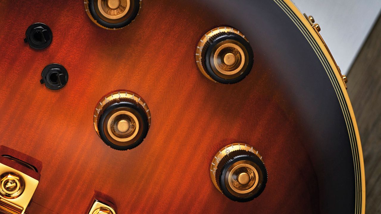Individual 'Tri-sound' toggles give each pickup three voices: series, parallel and coil-split