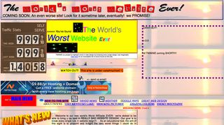World's Worst Website homepage