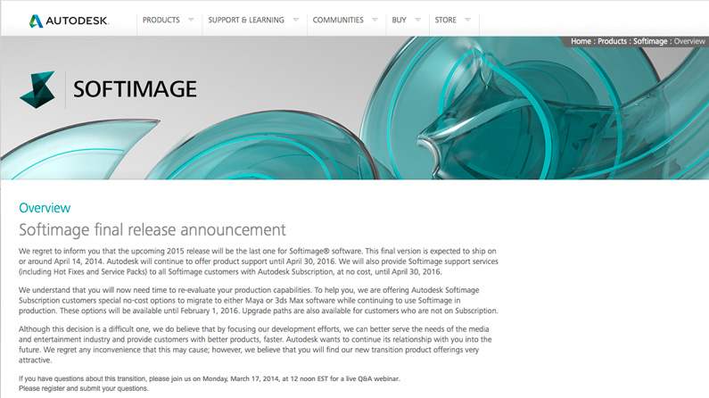 cgi autodesk softimage download