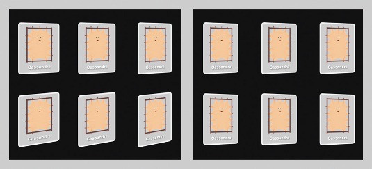 If perspective is on a parent (left) the siblings share 3D space. If it's on the siblings themselves (right), they each have their own 3D space