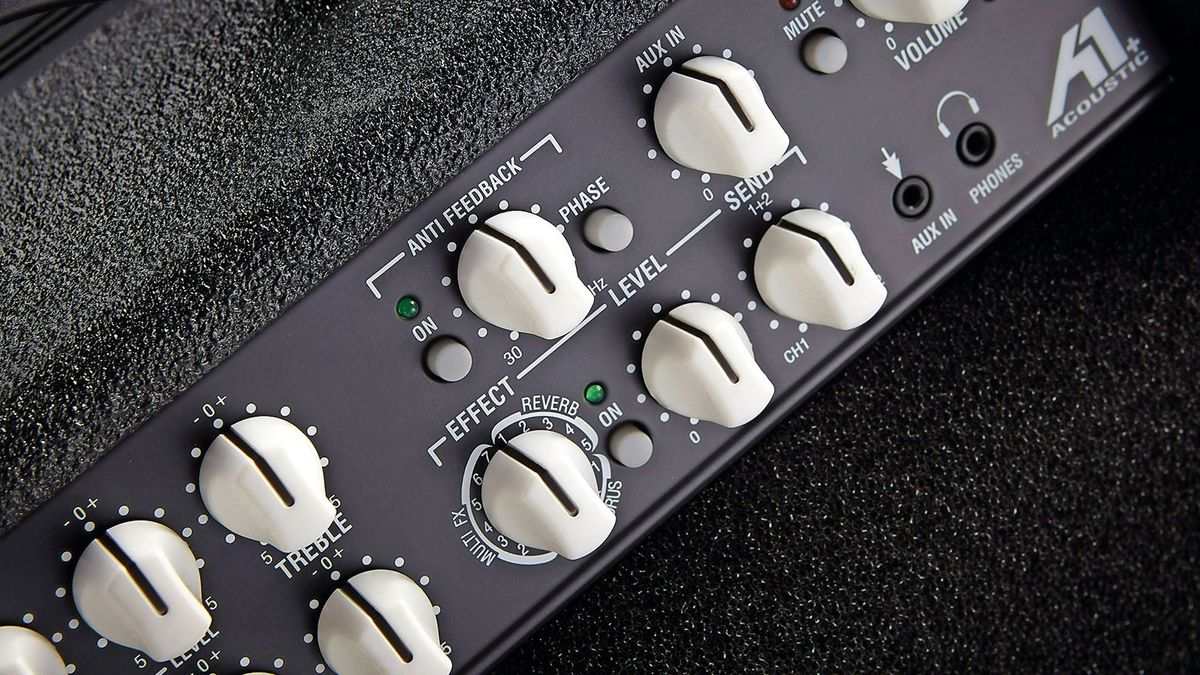 The A1+'s anti-feedback section will be a welcome addition for gigging guitarists