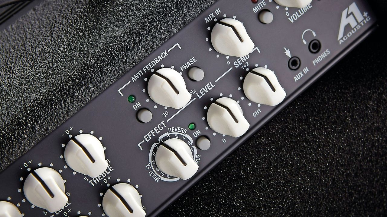 The A1+'s anti-feedback section will be a welcome addition for gigging guitarists