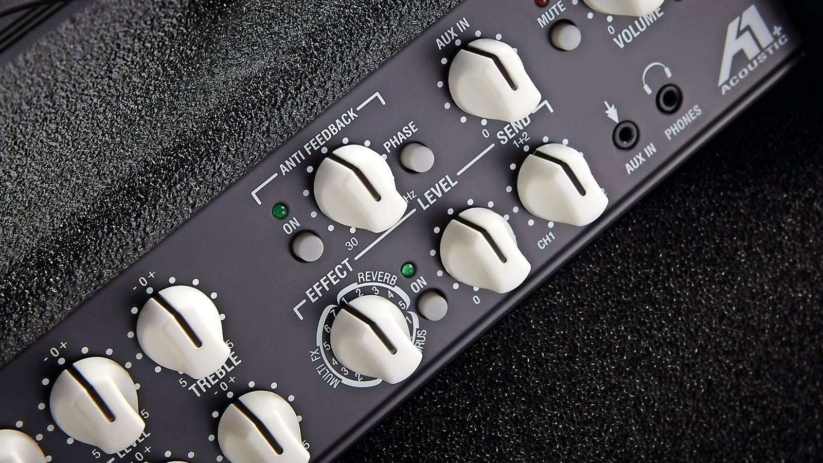 The A1+'s anti-feedback section will be a welcome addition for gigging guitarists