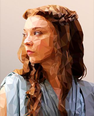 Game of Thrones polygon portraits