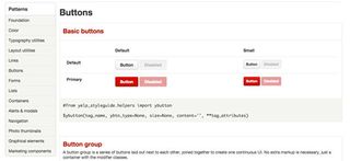 Yelp's style guide is easy to navigate: www.yelp.com/styleguide