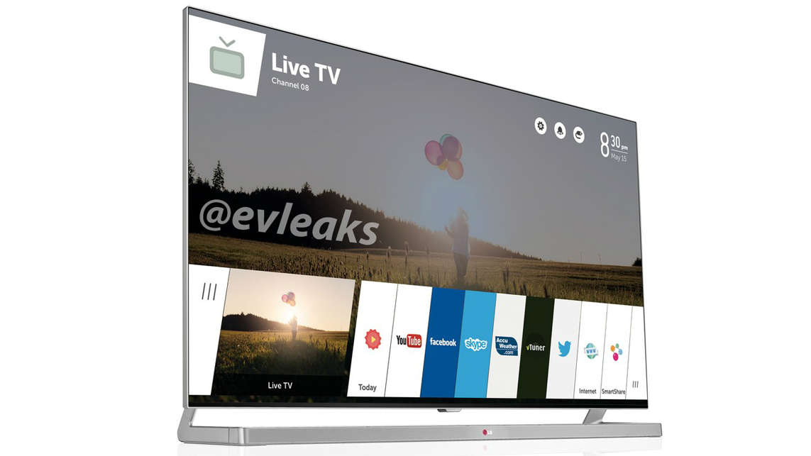 LG&#039;s webOS tv shows up again, this time with a picture