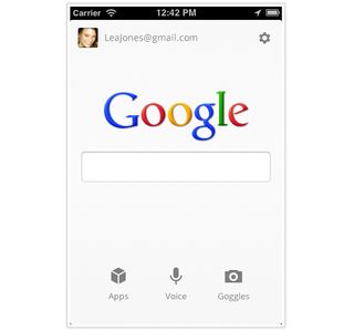 iPhone app designs: Google Search App