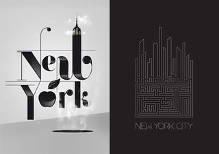 typography city posters