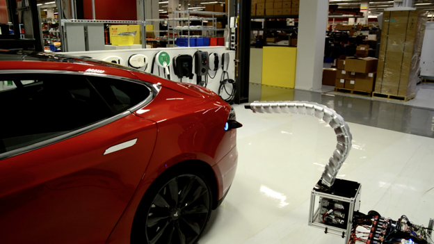 Tesla S New Charger Snakes Its Way Into Your Garage T3