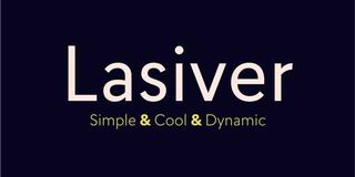 Lasiver font