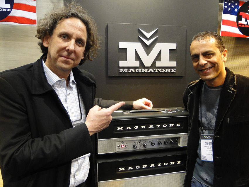 Maganatone President and CEO Ted Kornblum with Magatone master engineer Obeid Khan