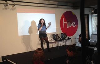 Caitlin Moran was among the speakers at Hiive's launch event in London