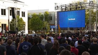 Facebook's first day of trading