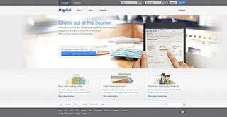 Colour trends web design 2013: PayPal