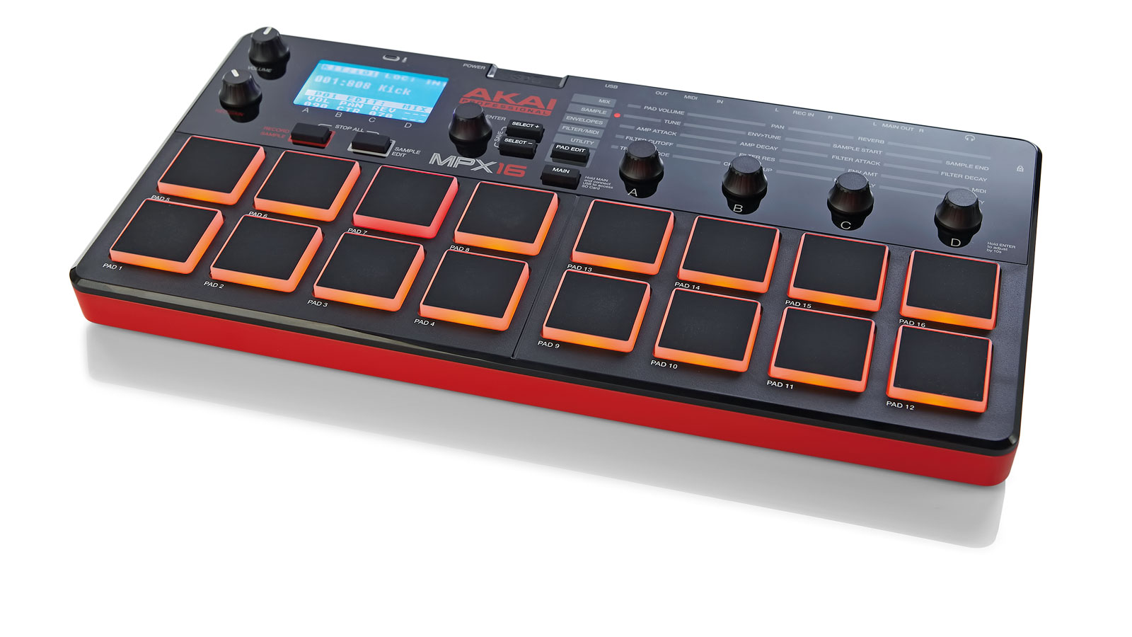 AKAI MPX 16 サンプラー-