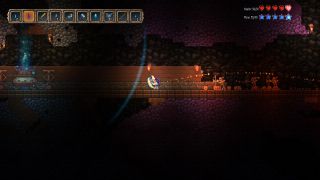 An early screenshot of Terraria: Otherworld, which is different from Terraria 2.