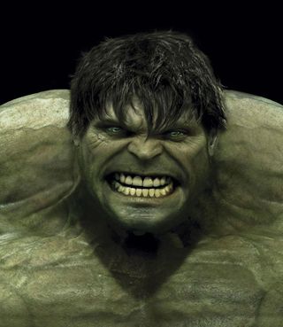 The Hulk for Louis Leterrier's Incredible Hulk had a more sinewy look than in Ang Lee's original