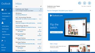 New Outlook interface