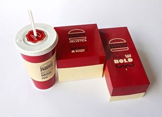 burger typography branding