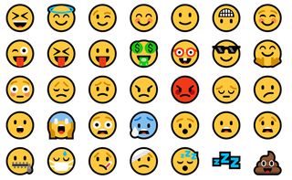 Microsoft 10 emojis