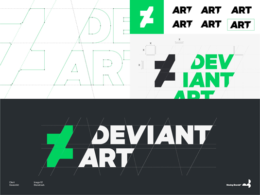 DeviantArt, by Moving Brands