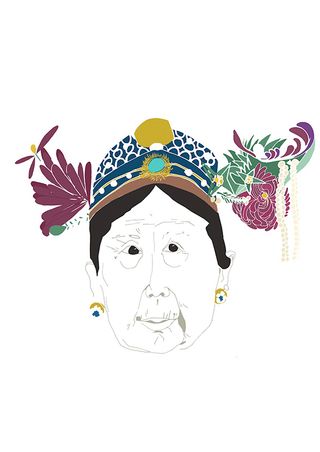 Historical women illustrations