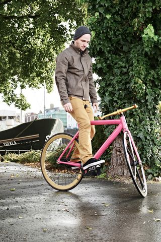 Gavin Strange jumps on his bike or skateboard to take his mind off things