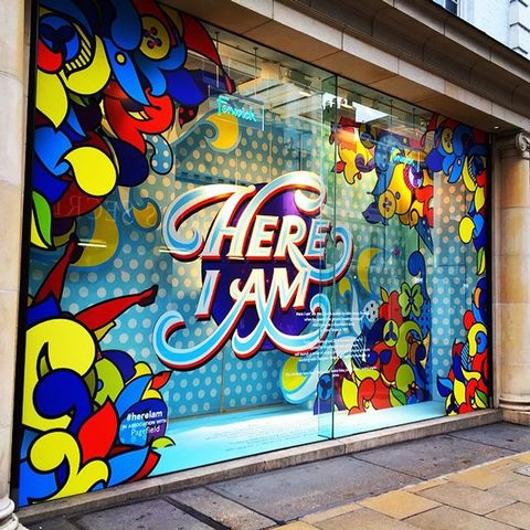 Typographic window display is a glass act | Creative Bloq