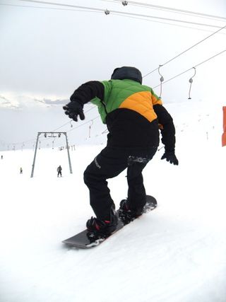 Nokia push snowboarding