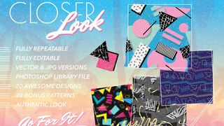 Best graphic design tools for May: 1980s Retro Fashion patterns