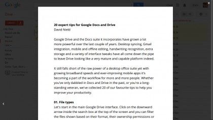 Google Drive and Docs tips: 20 expert tricks and shortcuts | TechRadar