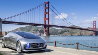 Mercedes driverless car