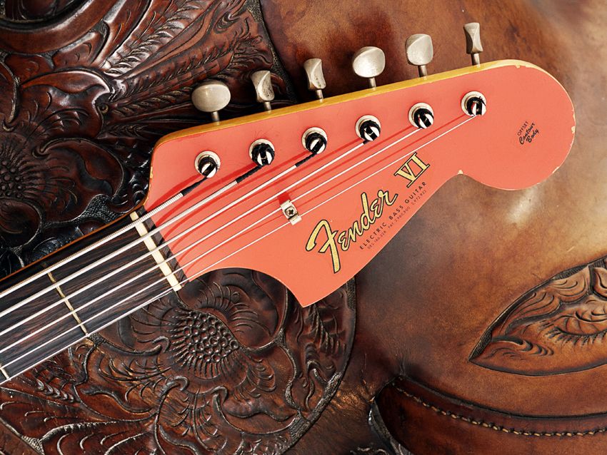 Headstock detail