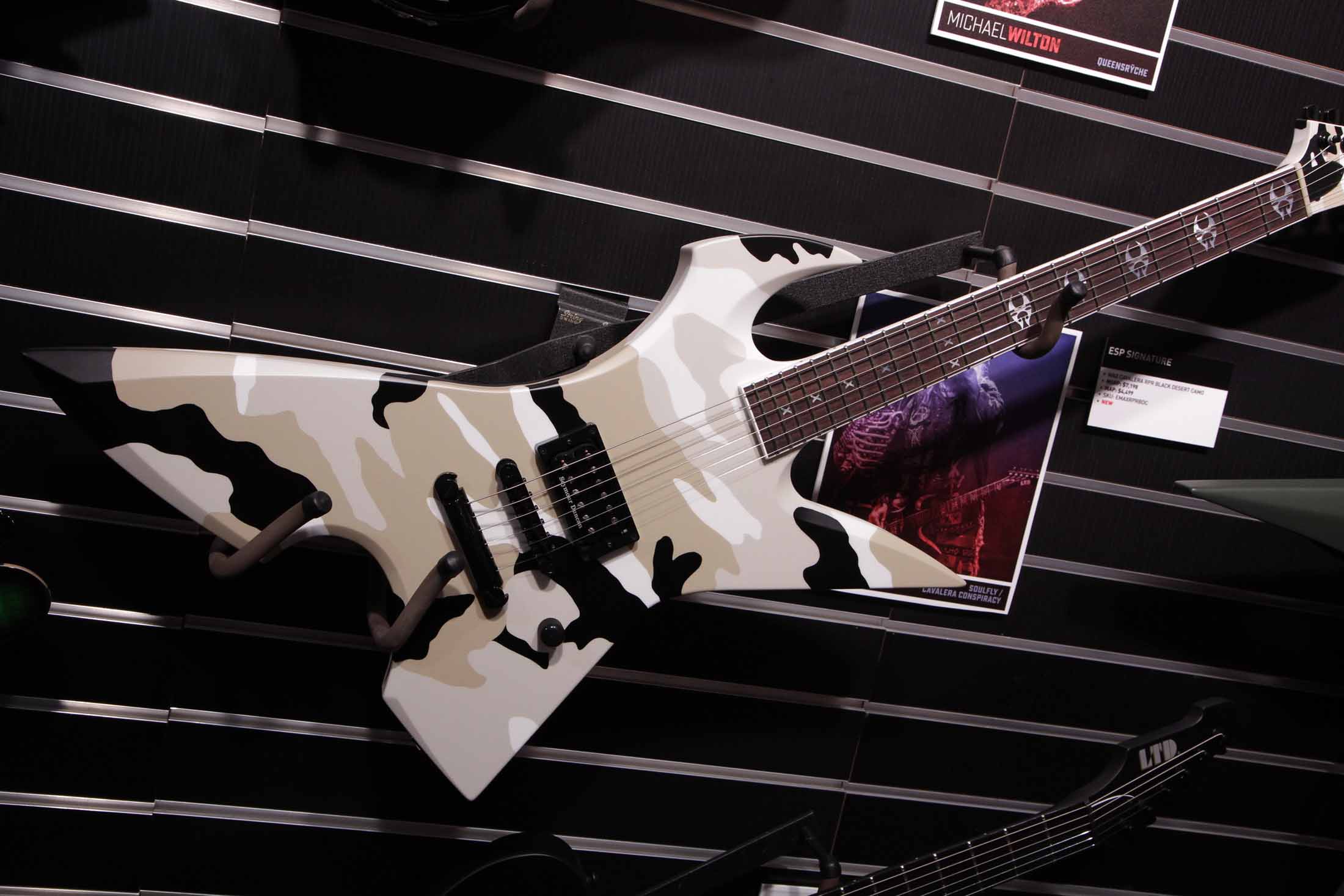 8. Max Cavalera ESP Signature RPR Black Desert Camo MSRP:£7198/STREET$4499